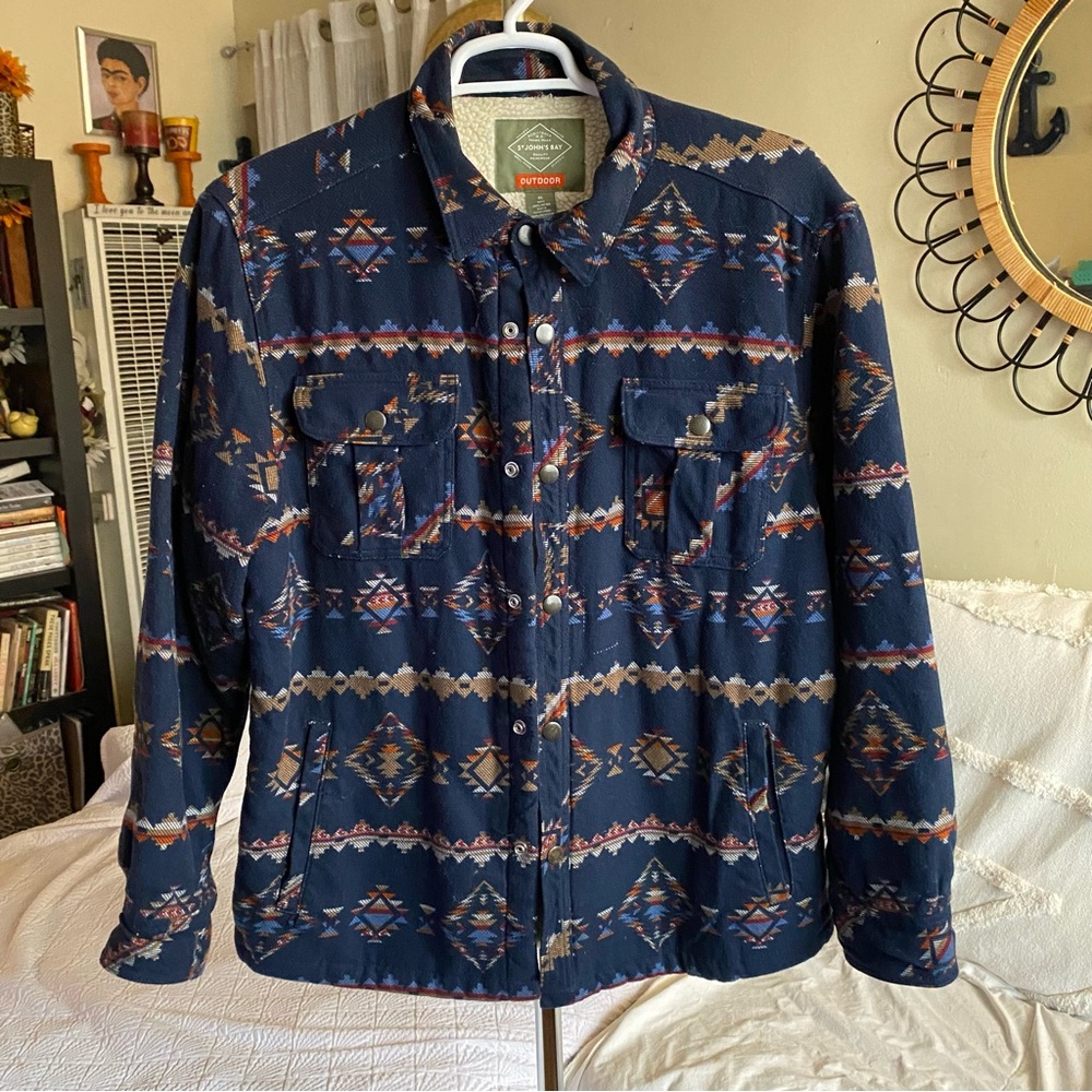 Western Sherpa Lined Outdoor Chore Jacket Size XL
